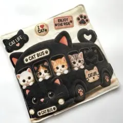 ハンドメイド ガーゼハンカチ 276 ねこ柄 - メルカリ