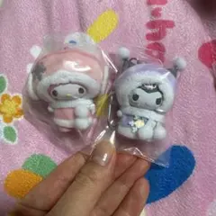 サンリオ　ちびっとも 雪の精 マイメロディ クロミ