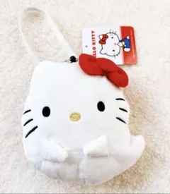 《新品・タグ付き》サンリオ　ハローキティ♡リール付きパスケース 定期入れ おばけ
