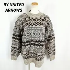 極美品 タグ付き ノルディック ジャガードニット プルオーバー 最近モデル 極美品 タグ付き ノルディック ジャガードニット プルオーバー 最近