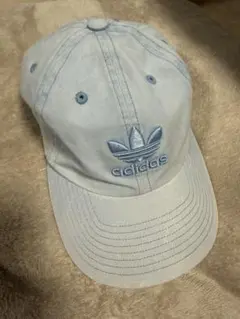 adidas アディダス トレフォイル キャップ ライトブルー
