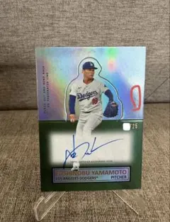 ドジャース開幕投手/山本由伸】直筆サインカードPSA10/世界8枚Topps