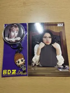 TWICE BDZ チェヨンキーホルダー ラントレ　缶バッチ