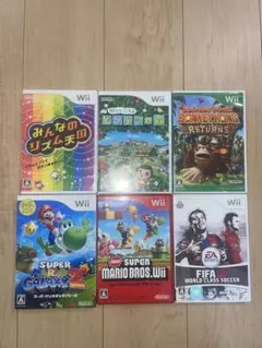 Wii ソフト　6点セット売り