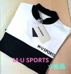 【新品】 ‼️MU SPORTS 38サイズ ホワイト/ブラック
