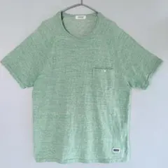 【美品】RADIALL ラディアル ポケットTシャツ L 杢グリーンのサムネイル