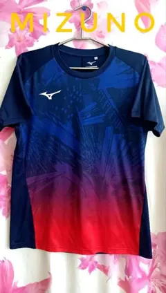 Mizuno テニスバドミントンユニフォーム　グラデーションカラー　XL