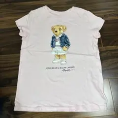 Polo Ralph Lauren ポロベア　ピンクTシャツ M (8-10)