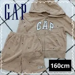 GAP ギャップ ベージュ 花柄 パーカー ショートパンツ セットアップ