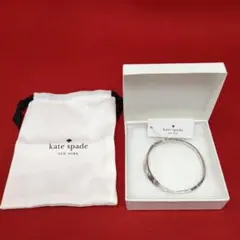 kate spade シルバー バングル WBRU0003　未使用　タグ付