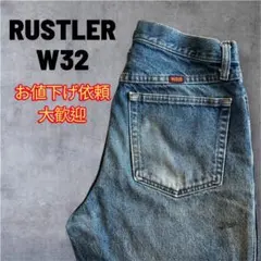 RUSTLER メキシコ製 ストレートデニム W32 L34