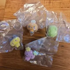 たまごっちカプセルフロッキーズ　まめっち　ふらわっち　めめっち　くちぱっち