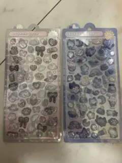 ボンボンドロップ シール セット 2枚 しろくろボンボン よるねこボンボン