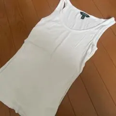LAUREN RALPH LAUREN ホワイト タンクトップ S/Pのサムネイル