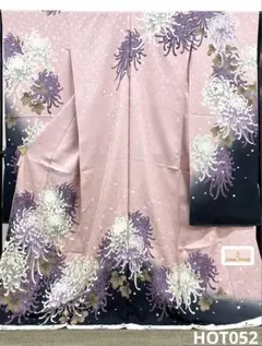 平和屋着物●豪華振袖　孔雀草花文　金彩　仮絵羽　逸品　未使用　DABC2954ud 平和屋着物○豪華振袖 孔雀草花文 金彩 仮絵羽 逸品 未使用 DABC2954ud
