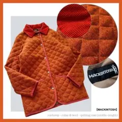 マッキントッシュ【コーデュロイ×“ウール100%”ツイード】キルティングコート