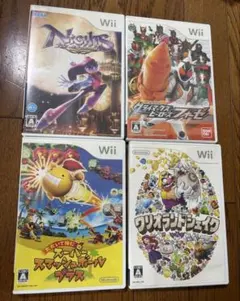 Wii ゲームソフトセット 4本 まとめ売り