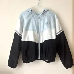 ジップアップジャケット　フード付き　裏起毛　キッズ　130cm