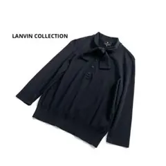 LANVIN/ランバン】ダークグレー カーディガン 38 リボン - メルカリ