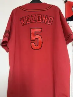 広島カープ 平川蓮 直筆サイン入りユニフォーム 2026日南キャンプ L