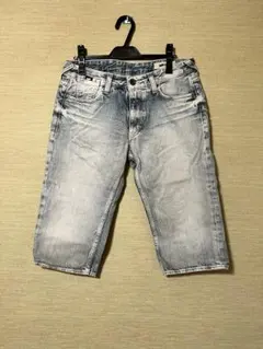 GAS デニムショートパンツ ガスデニム半パン メンズ　デニム半パン　美品のサムネイル