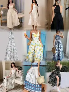 SHEIN リゾートワンピース9着セット