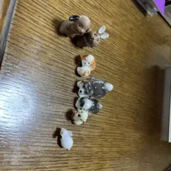 陶器製置物(動物)7体セット