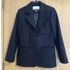 ☆未使用に近い☆GANNI ブラック テーラードジャケット ☆未使用に近い☆GANNI ブラック テーラードジャケット 2025年最新