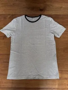 【良品古着】Sunspel サンスペル ストライプ Tシャツ Mのサムネイル