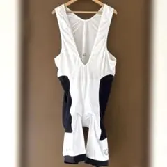 パールイズミ ビブショーツ 裾バンド 配色 2XL 白 ナイロン サイクリングのサムネイル