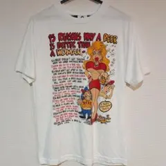 美品　ヴィンテージtシャツ 80s～90s USA製 エロTシャツのサムネイル