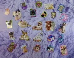 平成レトロ　シール　キラキラ　フレークシール　当時物　レア　①