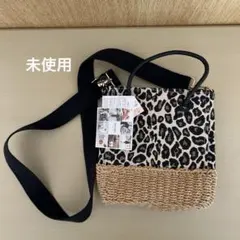 しまむら　ヒョウ柄バッグのサムネイル