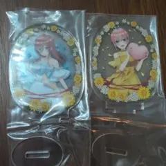 五等分の花嫁　三玖　一花　一番くじ　アクリルスタンド