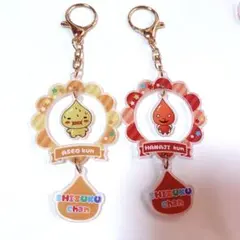 うるおいちゃん ガチャガチャ ゆらゆらキーホルダー アセオくん はなぢくん