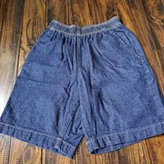 GU デニムハーフパンツ 150