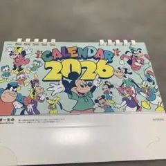 2026年卓上カレンダー　ディズニー