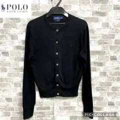 美品　Polo Ralph Lauren ブラック カーディガン　現行タグ