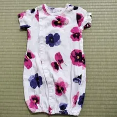 hakka baby COTTON CANDY すみれ 半袖2WAYカバーオール
