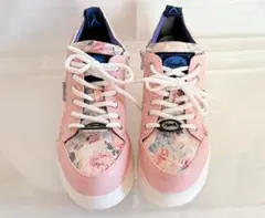 YOSUKE 花柄厚底シューズ　スニーカー