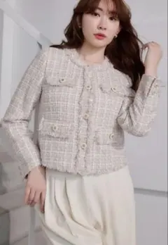 Herlipto Grace Tweed Jacket