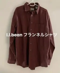 L.L.bean フランネルシャツ　90's ボタンダウン　ネルシャツ　カナダ製