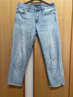 UNIQLO JEANS スリムボーイフレンド テーパード 23インチ　M