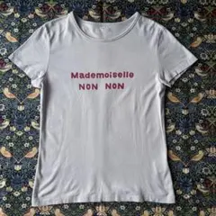 マドモアゼルノンノン Tシャツ カットソー トップス ロゴ