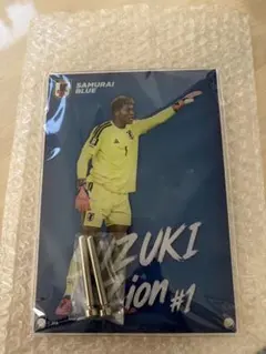 サッカー日本代表 鈴木彩艶 アクリルプレート　モバガチャ