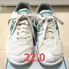 上履き　アサヒ　グリッパー　スニーカー　22.0 センチのサムネイル