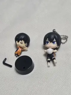 影山飛雄 ミニ フィギュア キーホルダー ガチャガチャ ハイキュー セット