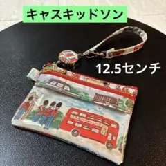 ☆スマホも通帳も入る前面クリア キャスキッドソン ダブルファスナー