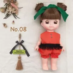 No.08 メルちゃん ソランちゃん ハロウィン 服 セット ハンドメイド