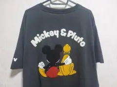 プルート　ミッキーマウス　ディズニー　Disney Tシャツ　半袖　サガラ　刺繍